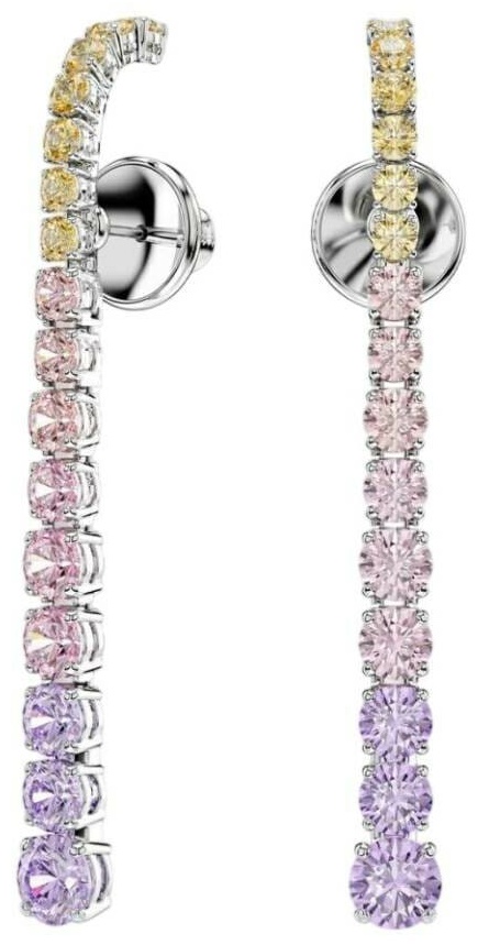 Серьги Swarovski бижутерный сплав, кристаллы Swarovski