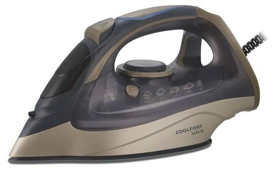 Утюг Coolfort CF-3410 золотистый, cиреневый