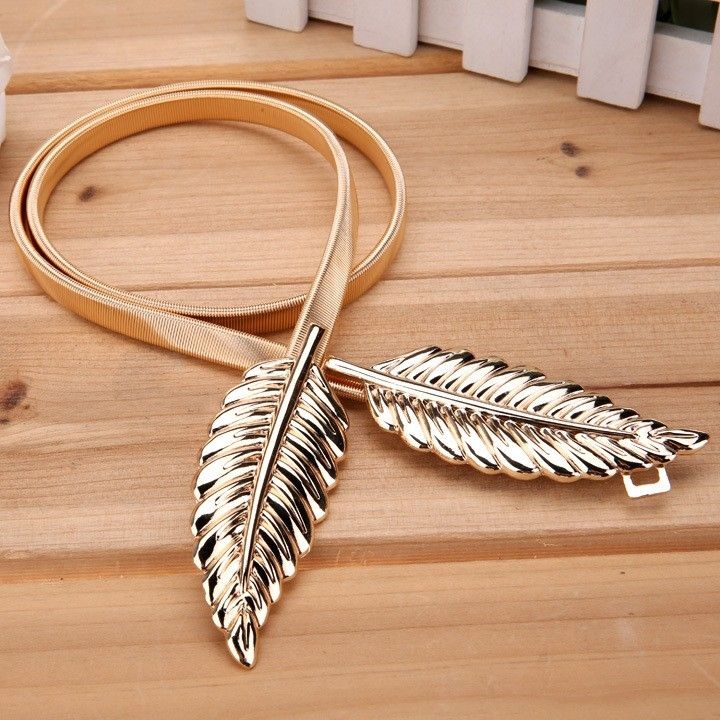 Ремень NG металл 70 см золотистый