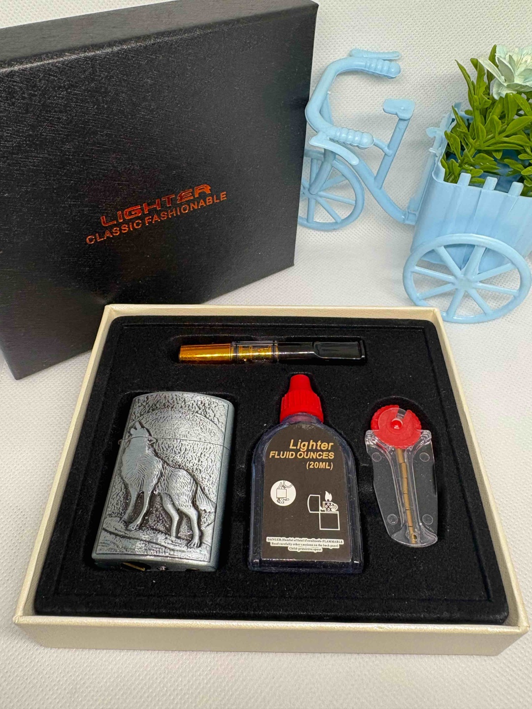 Lighter бензиновая зажигалка Gold_007, металлический сплав