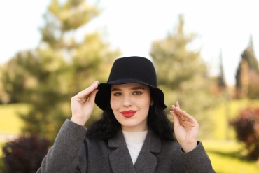 Шляпа Sara Hats размер универсальный, черный