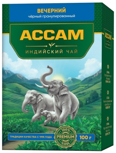 Чай Ассам Вечерний premium черный гранулированный 100 г