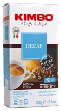 Кофе Kimbo Decaf молотый 250 г