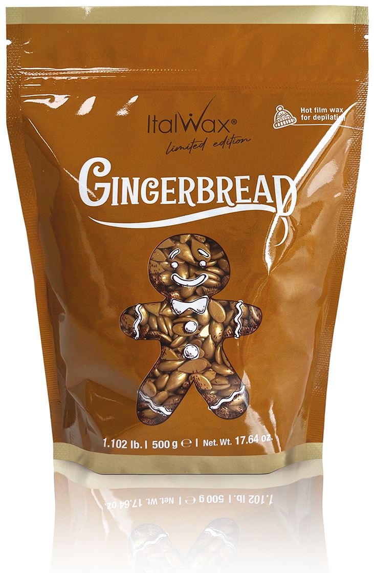 Воск пленочный ITALWAX Gingerbread Имбирный пряник (синтетический) плотность средняя в гранулах 500 г