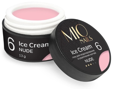 Mio Nails гель Ice Cream Gel Nude # 06 Розовый 13 мл