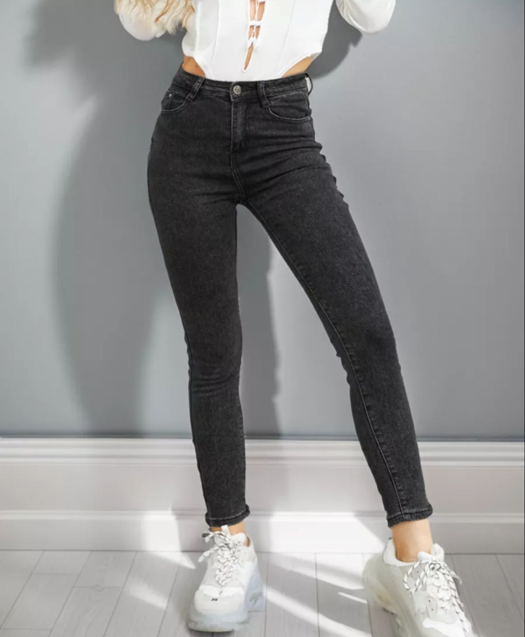 Джинсы узкие Colorado Jeans серый