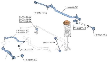Stellox рычаг подвески 5401205SX