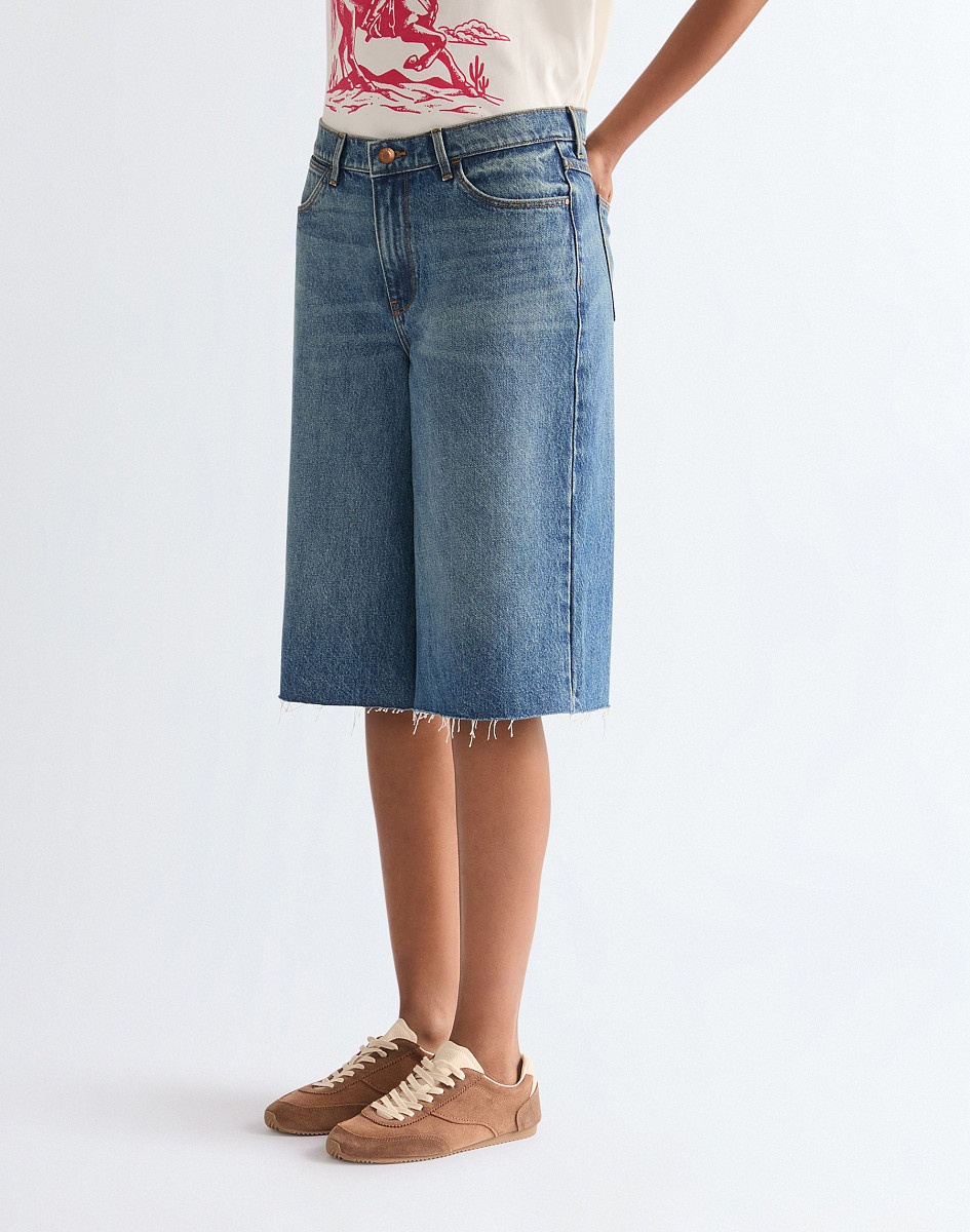 Джинсовые шорты Wrangler синий