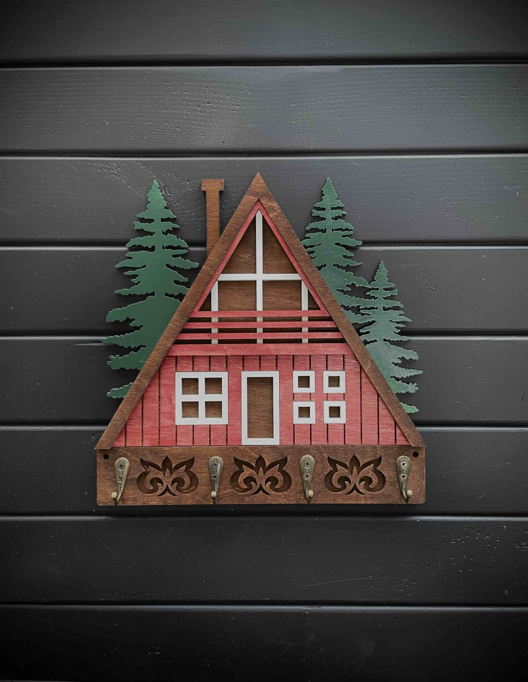 Mr.Wood A-Frame red, дерево
