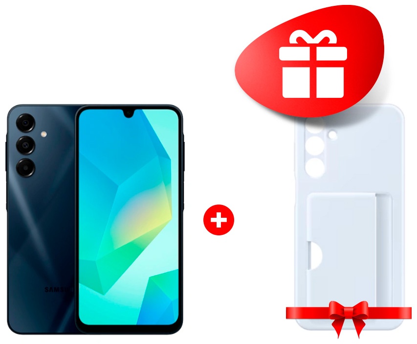 Смартфон Samsung Galaxy A16 6 ГБ/128 ГБ черный + подарок