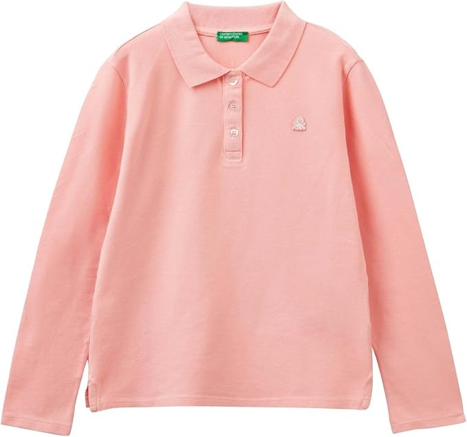 Лонгслив UNITED COLORS OF BENETTON розовый
