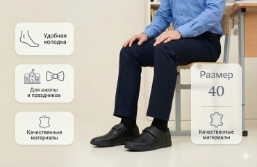 Туфли Luivito черный