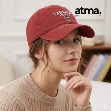 Кепка ATMA brand размер универсальный, бордовый