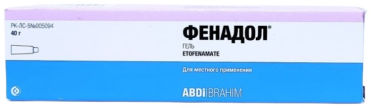 ФЕНАДОЛ 40г гель д/нар прим