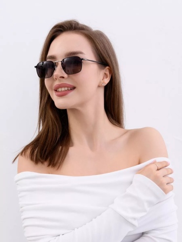 KAIZI солнцезащитные очки круглые однотонные