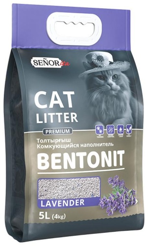 SENORita Bentonit Lavender комкующийся 5 л