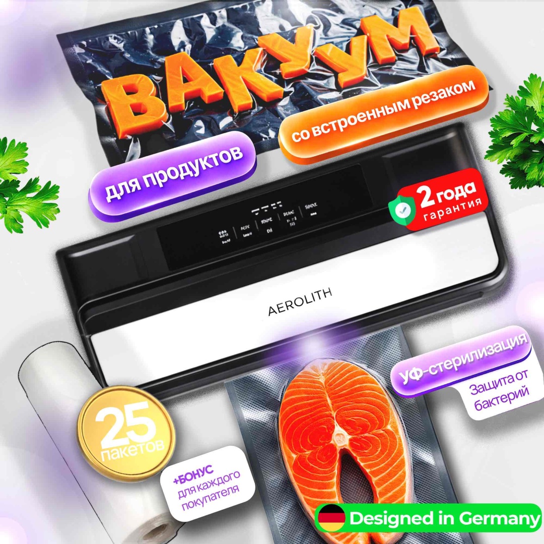 Вакуумный упаковщик AEROLITH PREMIUM PACK мультиколор