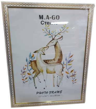 Рамка прямоугольная 30x40 см Рамка, дерево, стекло, МДФ
