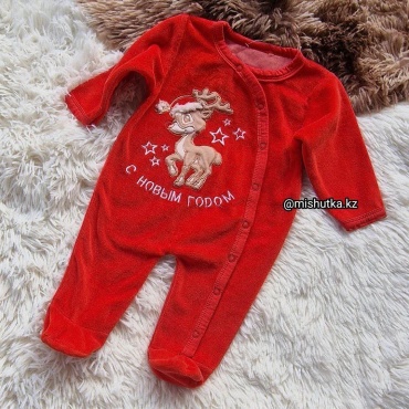 Слип Baby красный