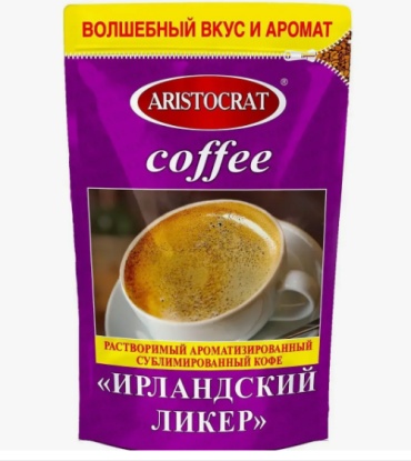 Кофе растворимый ARISTOCRAT Ирландский ликер сублимированный 90 г