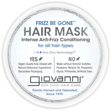 Giovanni маска Frizz Be Gone , маска для волос, интенсивный кондиционер против пушения, 295 мл 295 мл