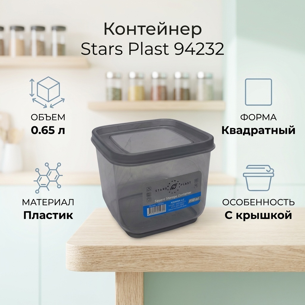 STARS PLAST контейнер 94232, пластик