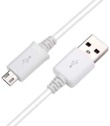 Кабель Union USB 2.0 (M), micro-USB 2.0 (F), 0.3 м, UN-50 белый