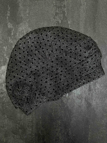 Шапка Turban style размер 57, 58, черный