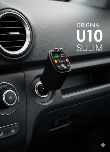 FM-трансмиттер Sulim U-10 черный