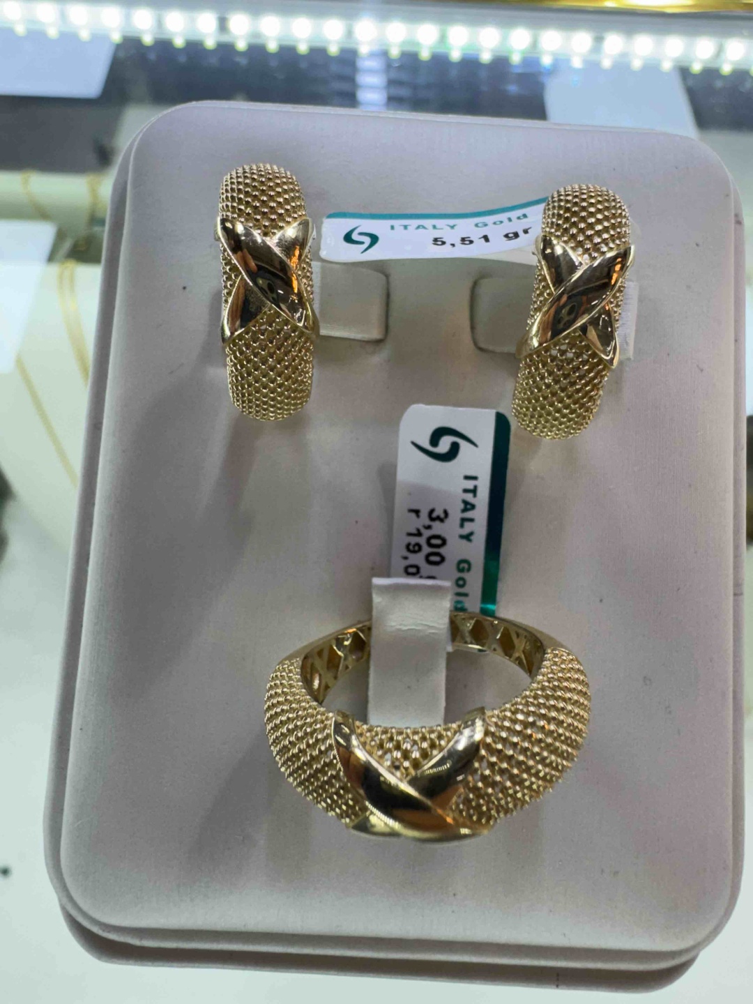Italian Gold 837373 вес 8.51 г золото, без вставок