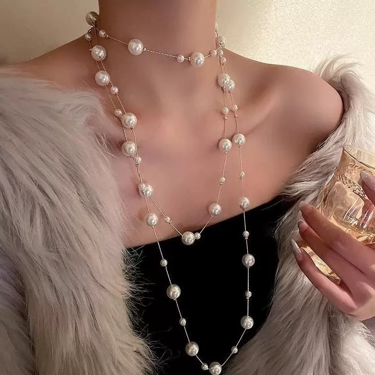 Fashion Jewelry длина 120 см бижутерный сплав, без вставок