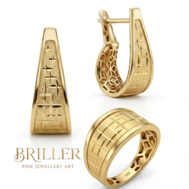 BRILLER 096445678 вес 9.3 г золото, без вставок