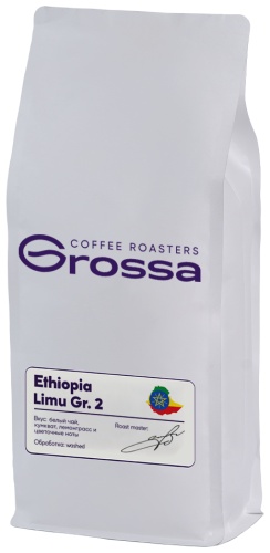 Кофе Grossa Ethiopia Limu Gr.2 зерновой 1000 г