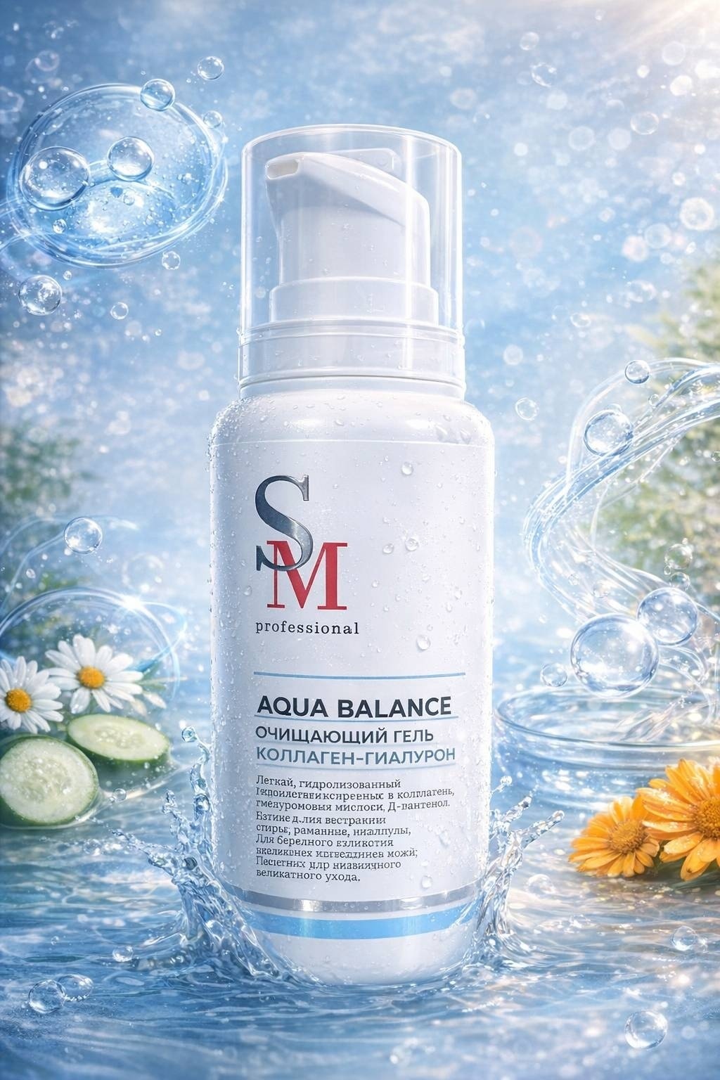 Stella Marina AQUA BALANCE гель коллаген-гиалурон гель 200 мл