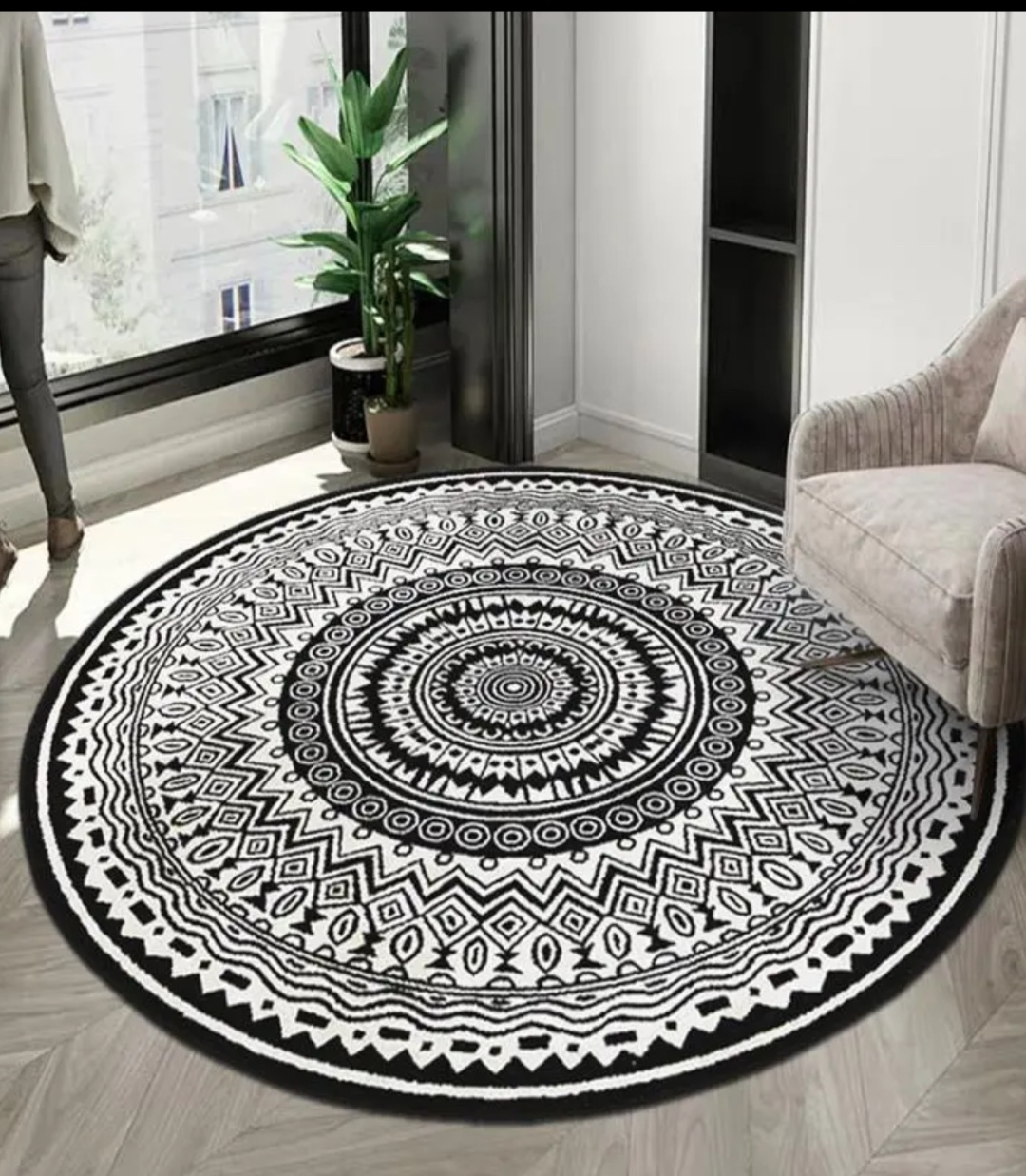 Ковер 200x200 см, безворсовый, Китай