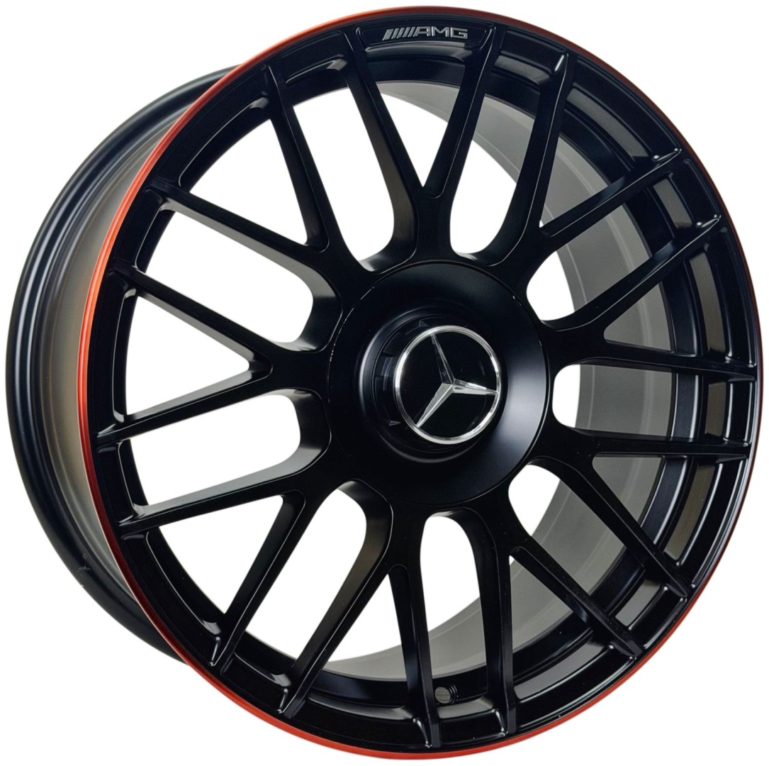 Wheels Z2DD 8x17/5x112 D66.56 ET38 4 диска черный матовый, красный