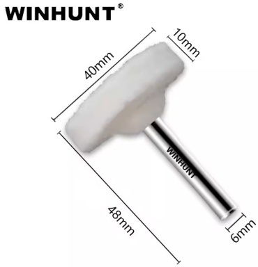 WINHUNT полировальная насадка для аккумуляторной отвертки, для гравера, WH\G40X10 1 шт