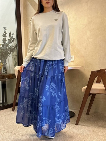 Широкая юбка Hidjab style фиолетовый