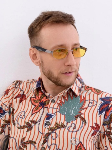 THOM RICHARD солнцезащитные очки прямоугольные антибликовые