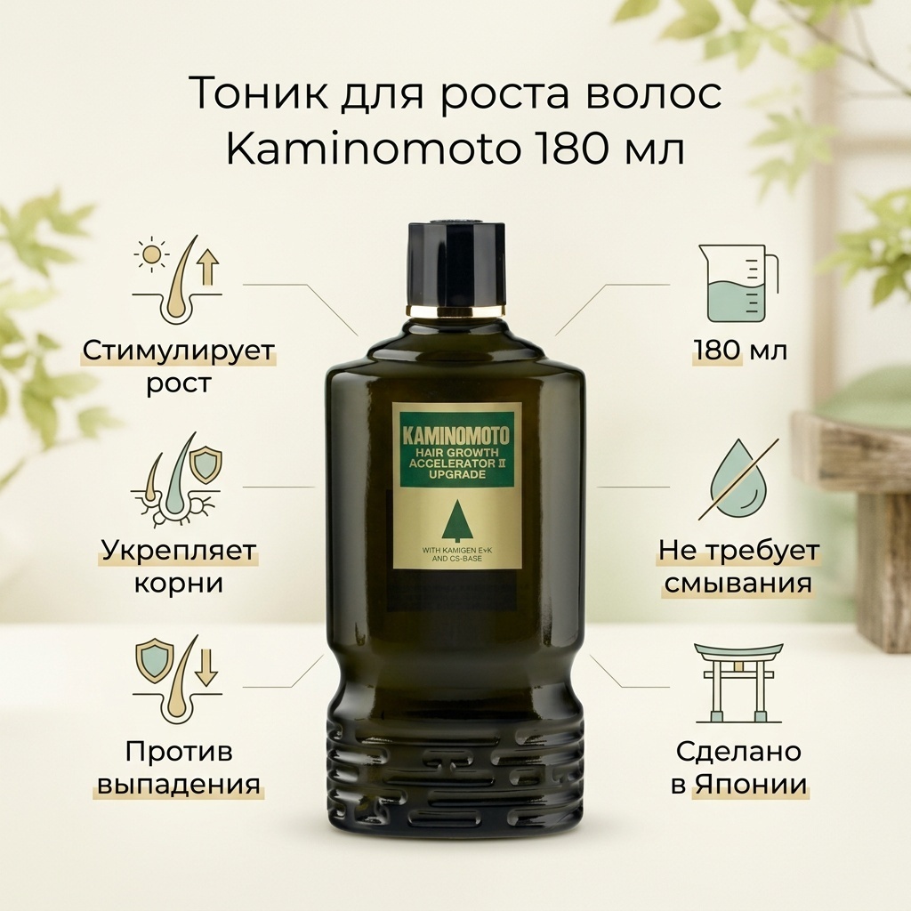 Kaminomoto Hair Growth Accelerator тоник 180 мл