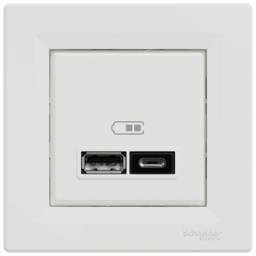 Розетка Schneider Electric Asfora, белый