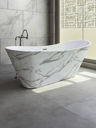 Ванна Aqvaplus Акриловая ванна Marble Luxe с мраморным окрасом 170x77 см, акрил