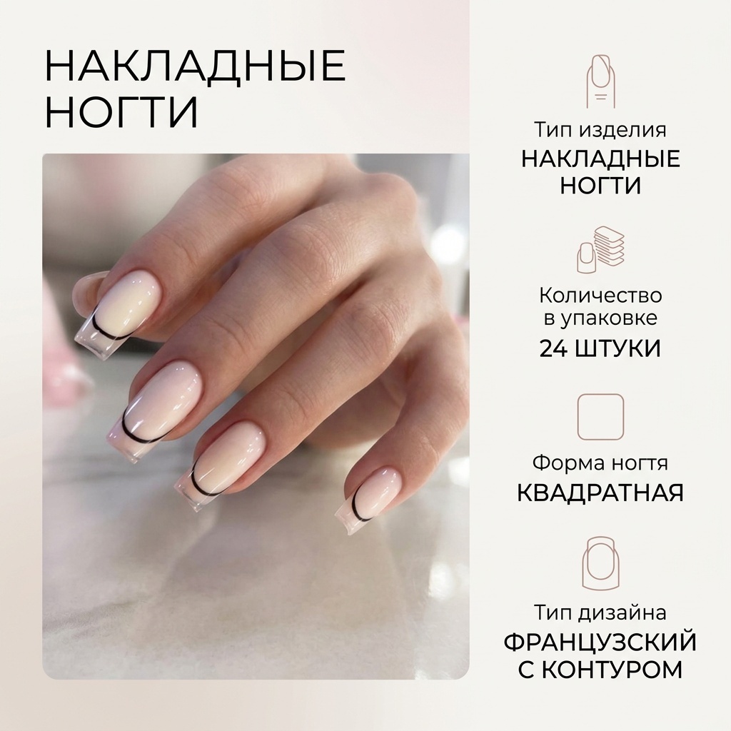 Накладные ногти 30433894_379487025 24 шт