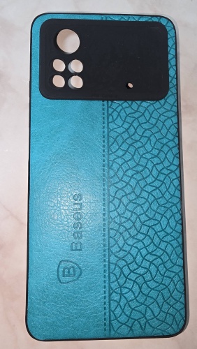 Чехол для Xiaomi Poco X4 Pro бирюзовый