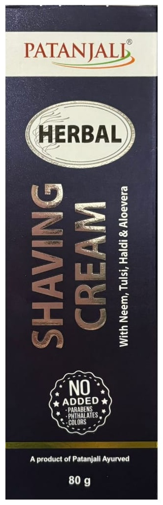 Patanjali Herbal крем для бритья 80 г