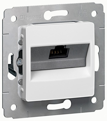 Компьютерная розетка (RJ45) Legrand Cariva 773641, белый