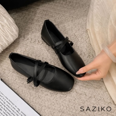 Балетки SAZIKO черный