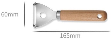 Картофелерезка OMALI HOME дерево, нержавеющая сталь, 1 шт