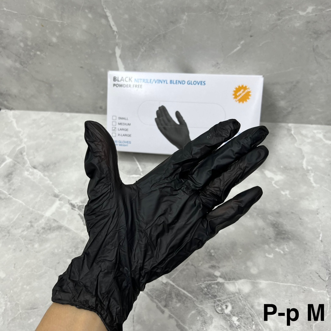 Перчатки 30036951_630434590 черный 100 шт
