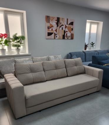 Диван Atyrau Divan Gloria, 240х95 см, обивка велюр, бежевый